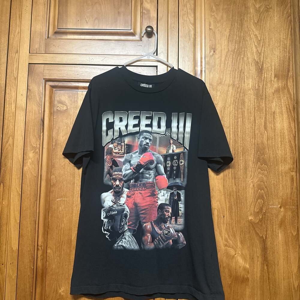 Shoe Palace Men's Fighter Collage T-Shirt Washed Black